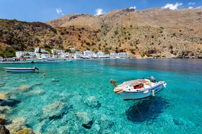 Bild: Kreta Bucht von Loutro (gorelovs / stock.adobe.com) lizenziertes Stockfoto
Infos zur Lizenz unter 'Bildnachweis'